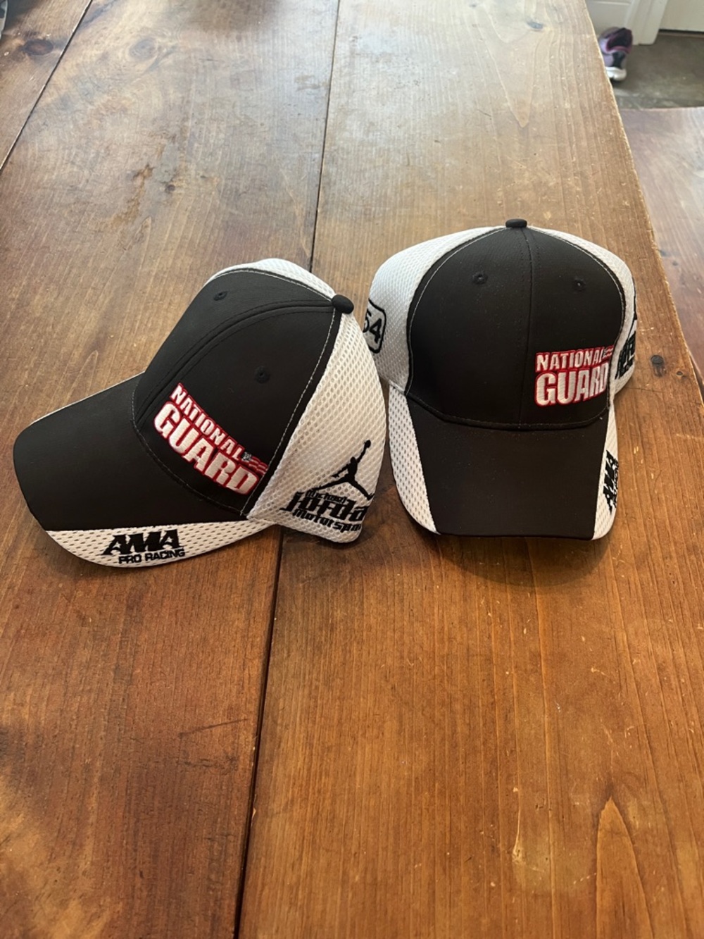 National Guard Black & White Mesh Patch Cap - LISTING IS FOR 1 CAP